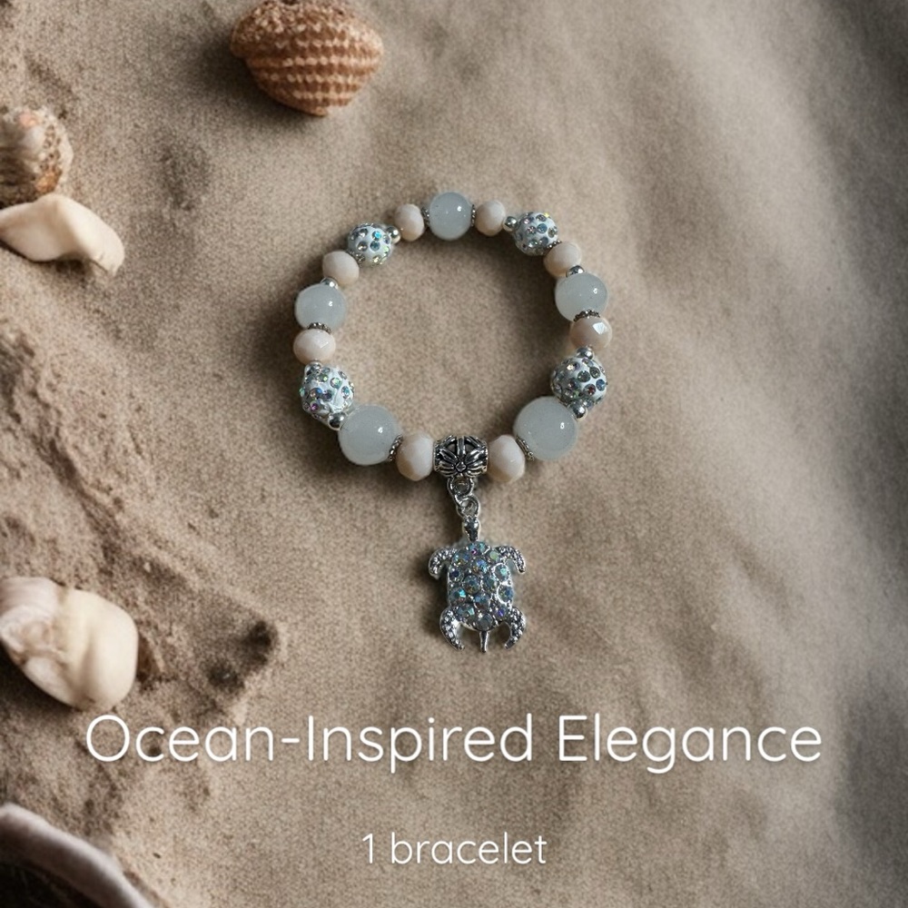 Ocean-Inspired Beaded Bracelet